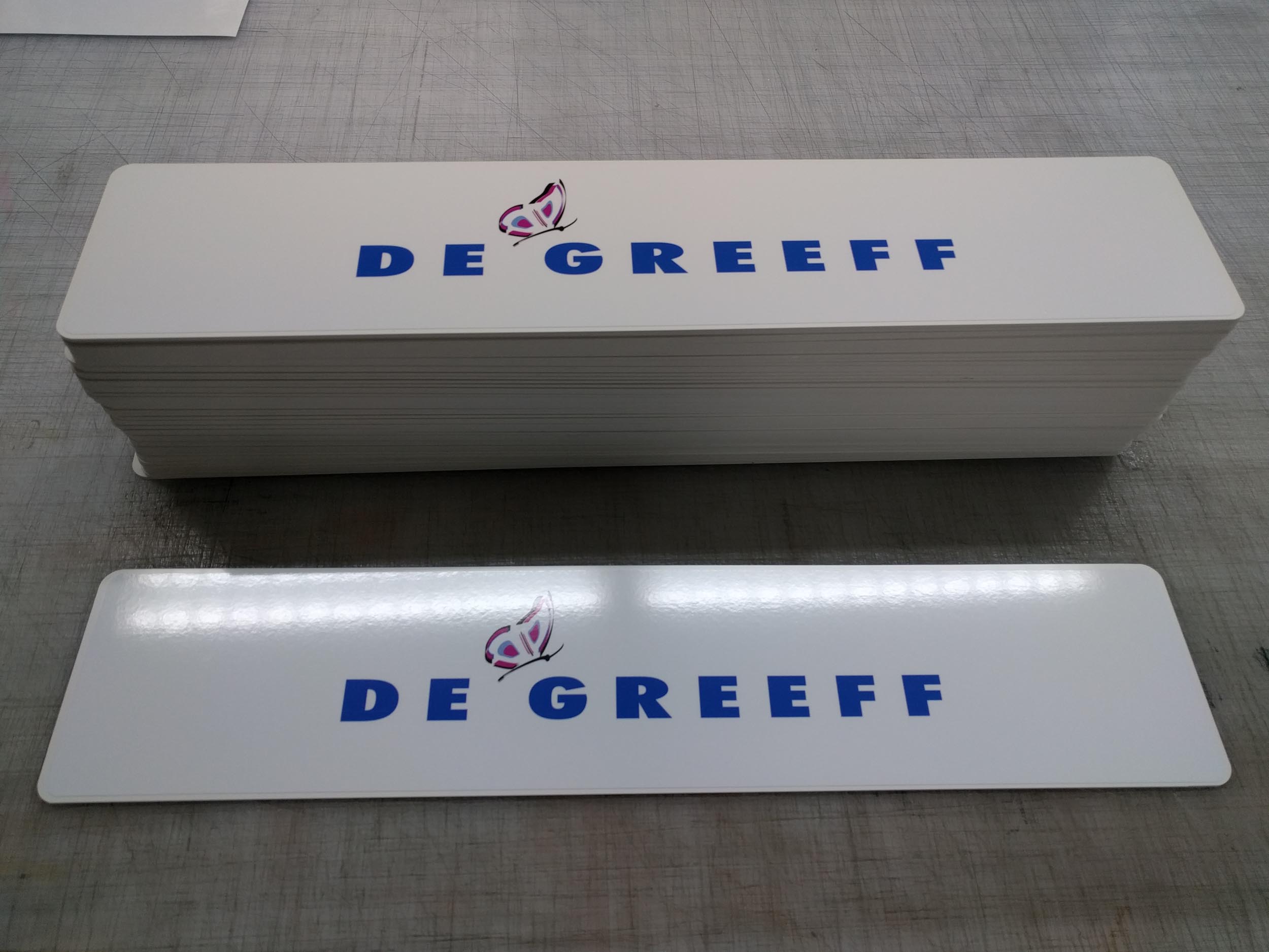 Showroomplaten De Greef Caravans