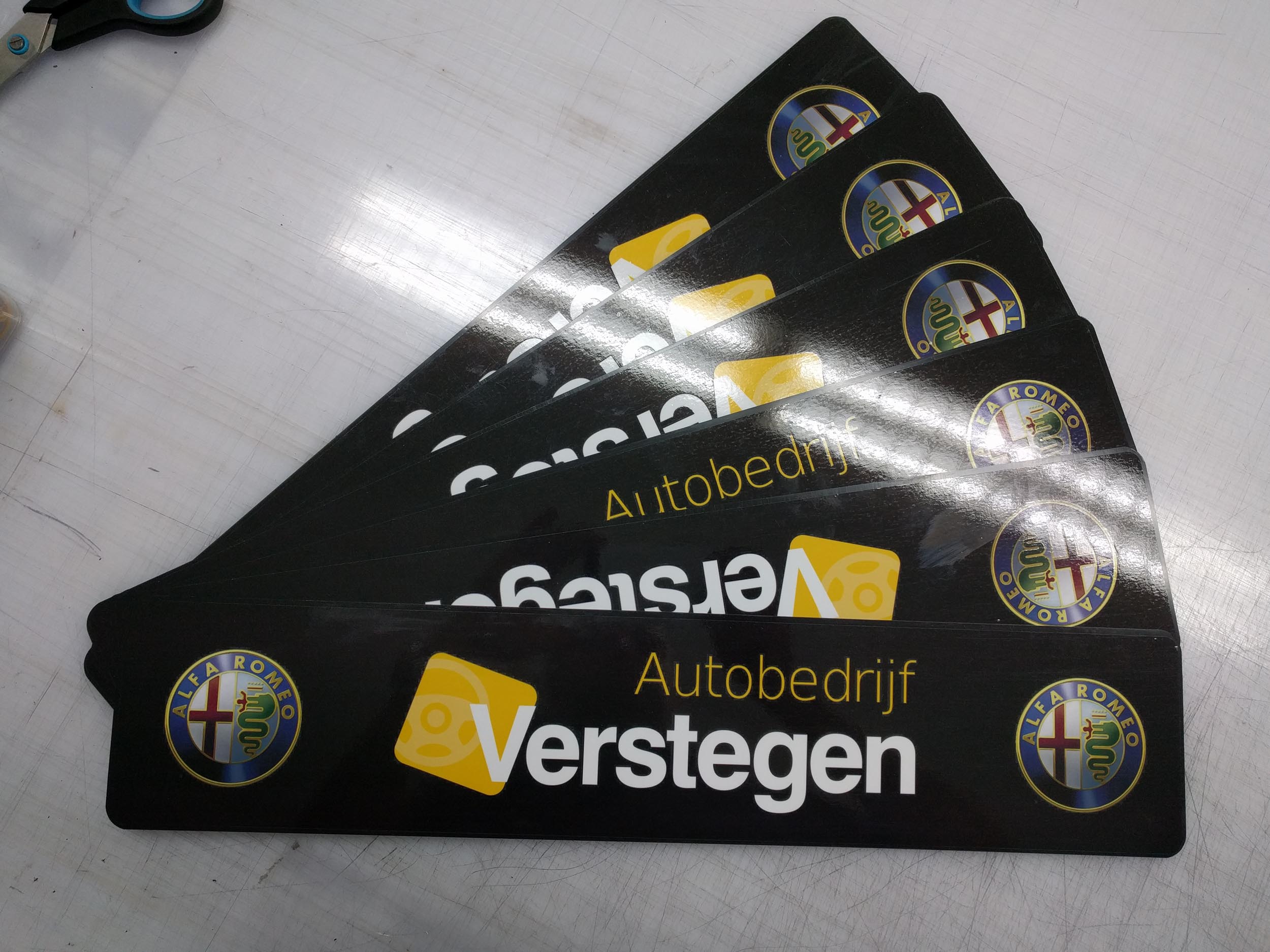 Showroomplaten Verstegen Autos