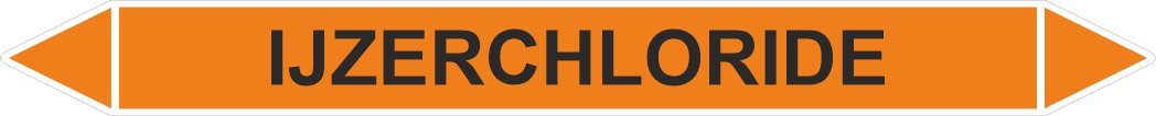 Leiding Markeringen Stickers Ijzerchloride (Zuren) Leiding Markeringen Stickers Ijzerchloride (Zuren)