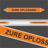 Leiding Markeringen Stickers Zure oplossing (Zuren)
