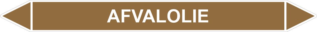 Leidingstickers Leidingmarkering Afvalolie (Ontvlambare vloeistoffen) Leidingstickers Leidingmarkering Afvalolie (Ontvlambare vloeistoffen)