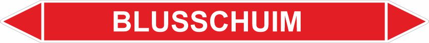 Leidingstickers Leidingmarkering Blusschuim (Blusleidingen) Leidingstickers Leidingmarkering Blusschuim (Blusleidingen)