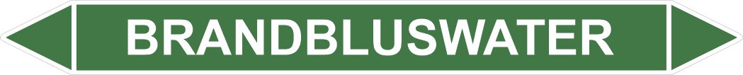 Leidingstickers Leidingmarkering Brandbluswater (Water) Leidingstickers Leidingmarkering Brandbluswater (Water)