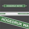 Leidingstickers Leidingmarkering Hogedruk water (Water)