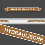 Leidingstickers Leidingmarkering Hydraulische Olie (Ontvlambare vloeistoffen)