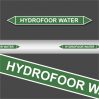 Leidingstickers Leidingmarkering Hydrofoor water (Water)
