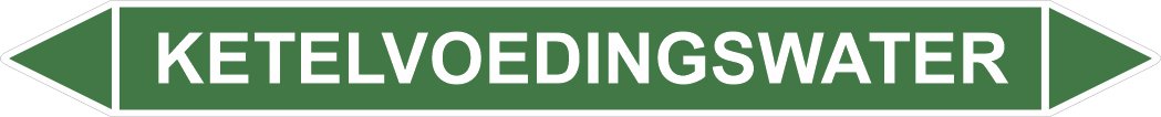 Leidingstickers Leidingmarkering Ketelvoedingswater (Water) Leidingstickers Leidingmarkering Ketelvoedingswater (Water)