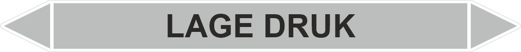 Leidingstickers Leidingmarkering Lage Druk (Stoom)