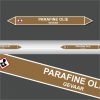 Leidingstickers Leidingmarkering Parafine Olie (Ontvlambare vloeistoffen)