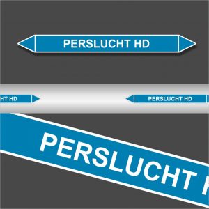 Leidingstickers Leidingmarkering Perslucht HD (Lucht)