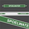 Leidingstickers Leidingmarkering Spoelwater (Water)