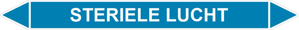 Leidingstickers Leidingmarkering Steriele Lucht (Lucht) Leidingstickers Leidingmarkering Steriele Lucht (Lucht)