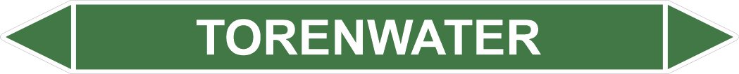 Leidingstickers Leidingmarkering Torenwater (Water) Leidingstickers Leidingmarkering Torenwater (Water)