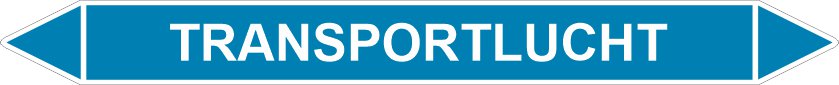 Leidingstickers Leidingmarkering Transportlucht (Lucht) Leidingstickers Leidingmarkering Transportlucht (Lucht)