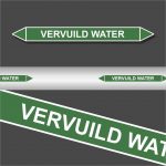 Leidingstickers Leidingmarkering Vervuild water (Water)