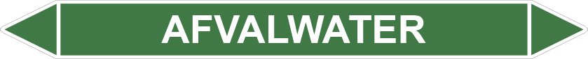 Leidingstickers Leidingmarkering afvalwater (Water) Leidingstickers Leidingmarkering afvalwater (Water)