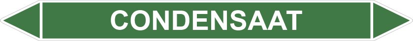 Leidingstickers Leidingmarkering condensaat (Water)