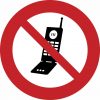 Pictogram mobiel verboden sticker