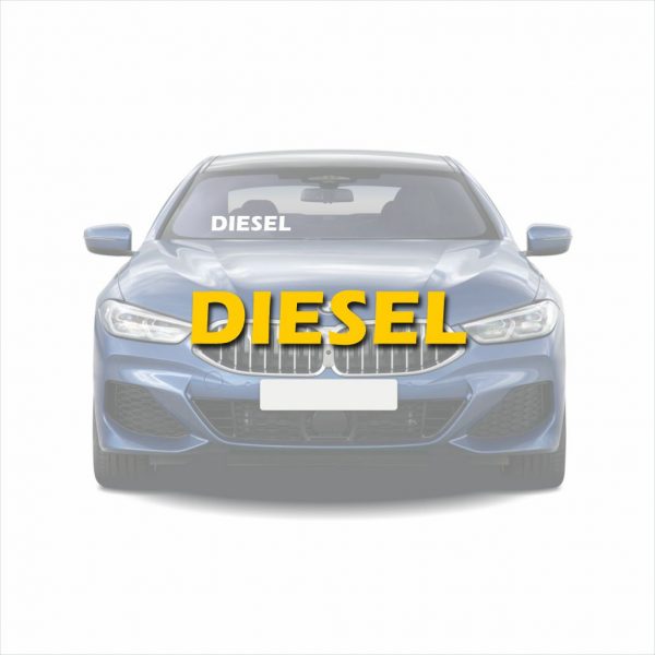 Autoraam stickers diesel