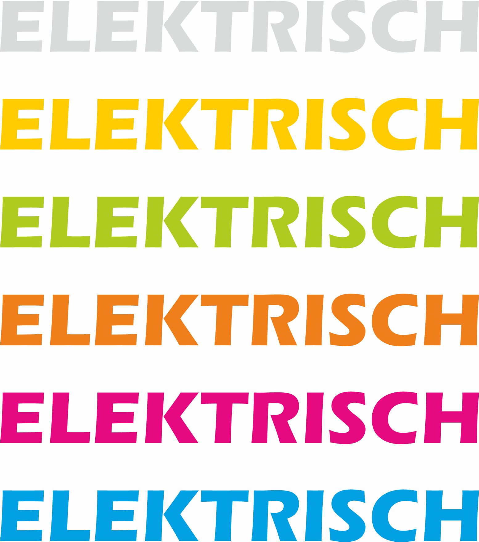 Autoraam stickers elektrisch