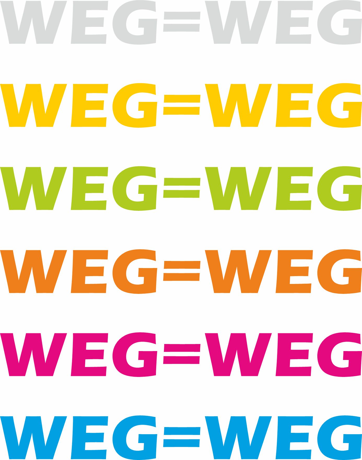 Autoraam stickers weg = weg