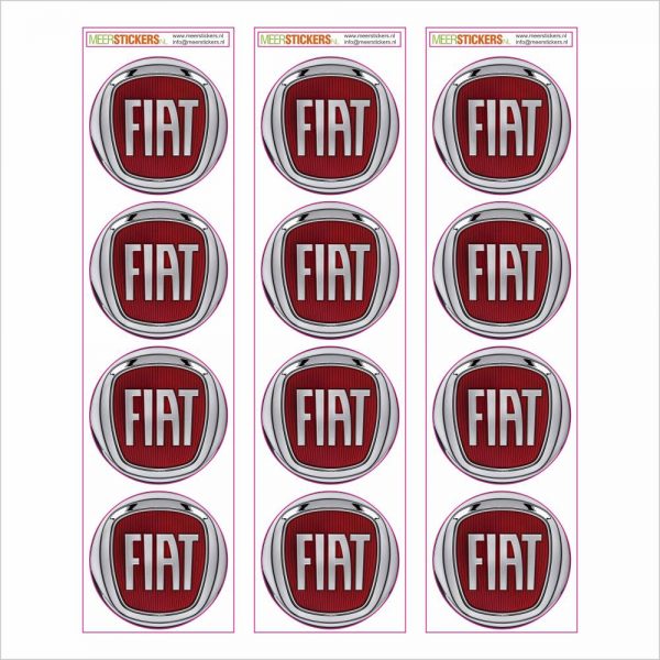 Wielnaaf stickers Fiat