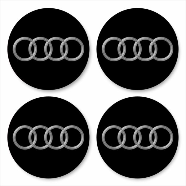 Audi zwart zonder tekst