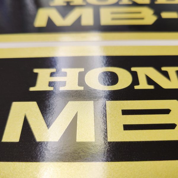 Honda MB5 Gold metallic stickerset