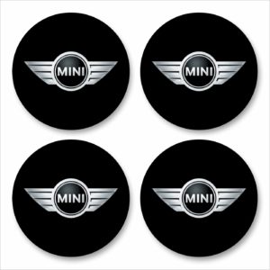 Wielnaaf stickers Mini Logo Zwart