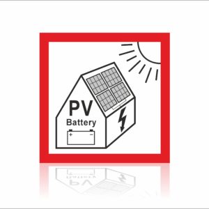 PV Stickers batterij accu